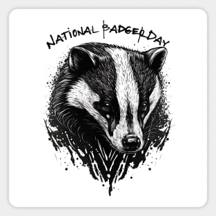 National Badger Day Magnet